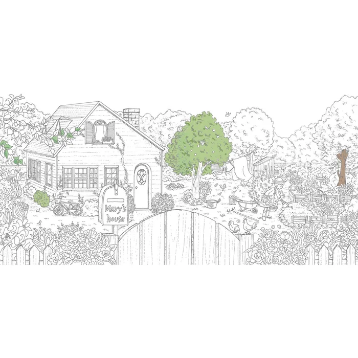 Girl's Coloring Book: Mary & Rola's Kawaii Life - Image 3