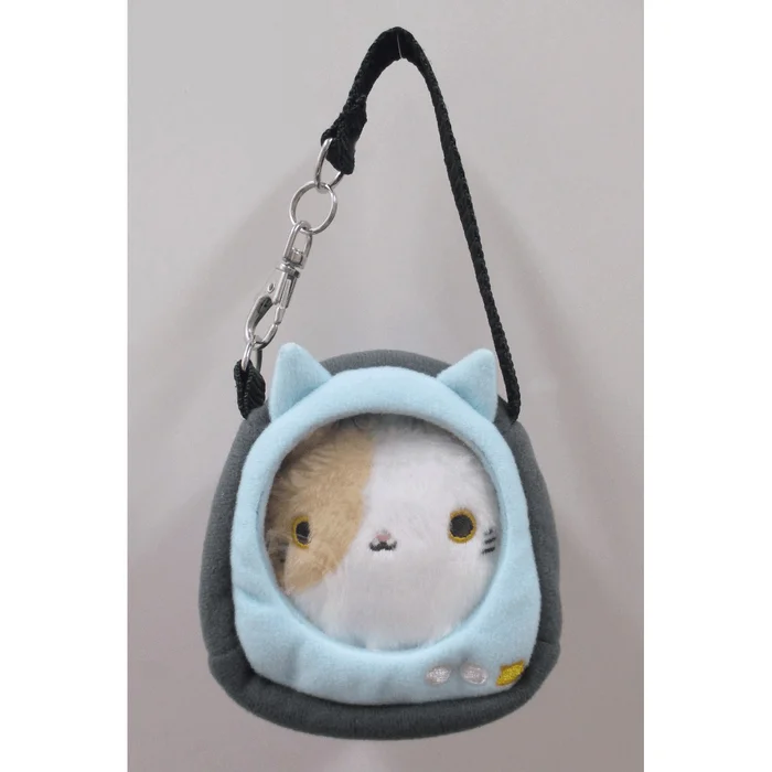 Neko-dango Osan-Pouch Light Blue Cat Carrying Case - Image 5